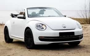020 Кабріолет на весілля Volkswagen Beetle жук білий