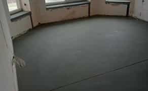 Напівсуха стяжка підлоги за 1 день, полусухая стяжка пола, заливка
