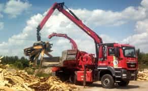 Подрібнювач деревини на щепу Eschlbock Biber-84 MAN