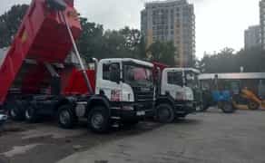 Послуги самоскидів 30 тон. Перевезення тридцятками