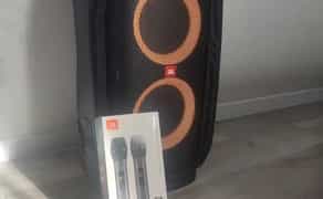 Колонка JBL Party box 310 + радіо мікрафони / набір для караоке