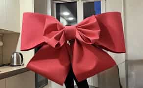 Червоний Бант на авто 1.5 м. Аксесуари для авто