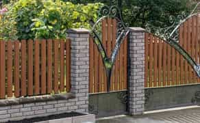 Металевий євроштахетник (паркан, оздоблення території)