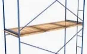 Фронтальні риштування с дошками