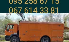 Вакуумне ВІДКАЧУВАННЯ КАНАЛІЗАЦІЇ . Вивіз рідких відходів. МУЛОСОС.