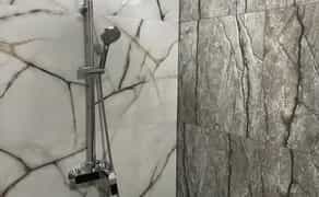 Шпаклевка, гипсокартон, стяжка, отопление, кафель.