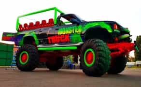 069 Party Bus Monster truck замовити на дитячий день народження