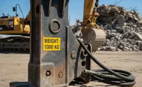 Гідромолот вагою 1000 кг - надійно!