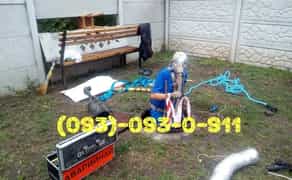 Прочищення труб каналізації Чернігів. Прочищення колодязів.