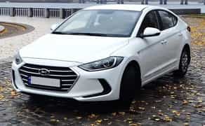 167 Hyundai Elantra 2018 біла авто на весілля