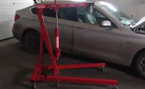 Кран на 2 тони гусак, журавель, підкатний