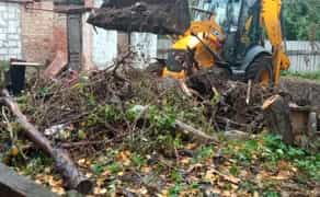 Послуги трактора-екскаватора JCB, Послуги, вивіз сміття