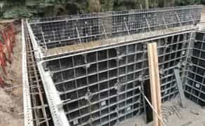 Металева дрібнощитова опалубка / горизонтальна опалубка перекриття