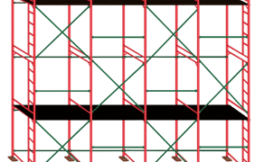 Рамні будівельні ліса для фасадів ціна 2 грн.м.