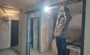 Демонтаж. Снос стен, ветхих строений. Резка бетона.