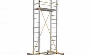 Алюмінієва вишка-тура на колесах широка 6м