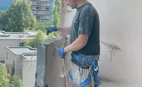 Демонтаж, Демонтажні роботи, Алмазна різка отворів буріння