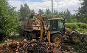 Вивіз сміття. Послуги трактора навантажувача.