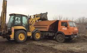 Вивіз будівельного сміття, вантажоперевезення, екскаватор, пісок, відсів