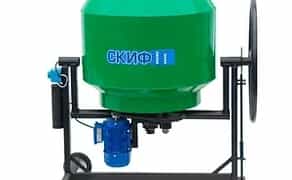 Бетонозмішувач Скіф БСМ 200 з редуктором перевороту