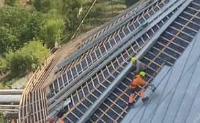 Влаштування фальцевої покрівлі