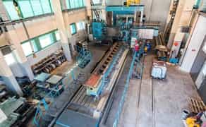 Шліфування станин на верстаті Heckert