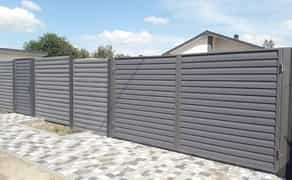 Ворота, хвіртки, європаркан, встановлення євроогорож, тротуарна плитка.