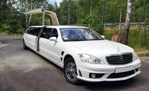 029 Лімузин на весілля Mercedes W221 S63 білий