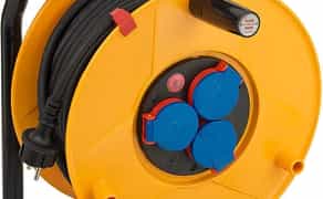 Подовжувач електричний 50м. Високий ступінь захисту від вологи та пилу