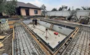 Бетонні роботи Фундамент Вимощення Армопояс Подрорна стіна