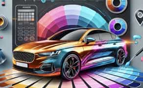 Комп'ютерний підбір фарб, автоемаль, база, фарба в балон, коректування.