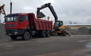 Послуги автомобіля MAN, модель TGA 33.360BB, тип самоскид-с