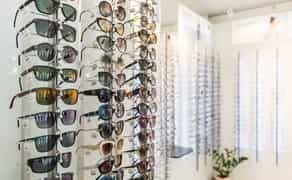 Стійка, стенд, вітрина для окулярів з замком Silver Eye