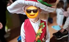 Мухомор, білий гриб костюм для діток