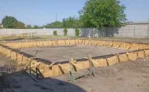 Фундамент під ключ, Стрічковий фундамент, Підпірні стіни.