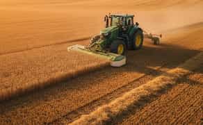 Косарка для великої площі, готова до роботи