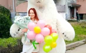 Білий Ведмідь, Мішка, аніматор