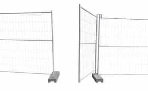 Ворота для мобільних огорож F2