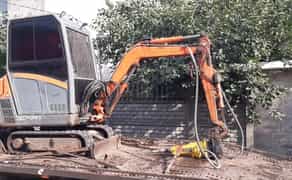 Послуги міні екскаватора, гідромолот