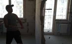 ДЕМОНТАЖНЫЕ РАБОТЫ, Демонтаж квартир, строений вручную и техникой. 160 за кв. метр