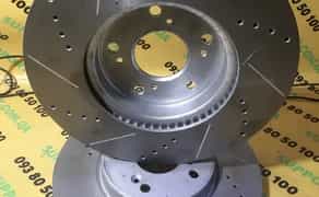 Перфорація насічки проточування дисків на авто не знімаючи.