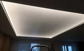 Натяжні стелі на пряму від майстра. Ремонт стелі під ключ - 380 грн м.кв