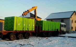 Доставка газоблоку із заводу. Клей для кладки.