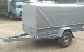 Причеп для роботи: вантажі до 1000 кг, тент знімається