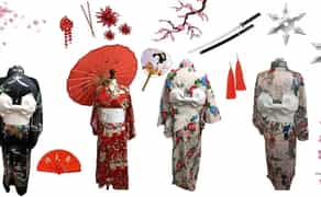 Костюми гейша, самурай, японський хаорі, кімоно, катана КИЇВ