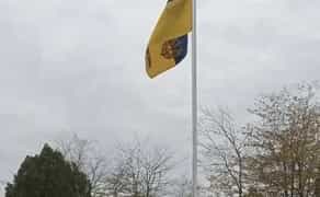 Флагшток для флага, тримач прапора з нержавійки