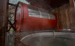 Чан на джерельний воді у садиба "Скита"