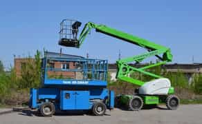 Ножничні та колінчасті підйомники від 8 до 26 м