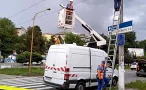 Мобільна автовишка висота 9 м.