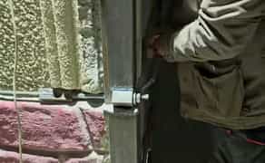 Усиление аварийных домов. Стягивание домов металлоконструкцией,сварка.